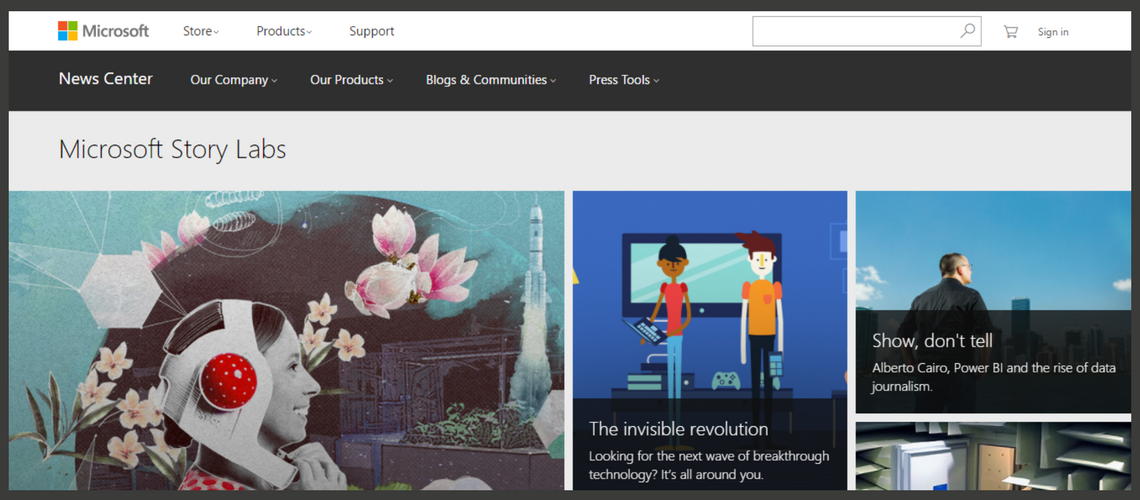 Branded Content - Microsoft Story Labs
