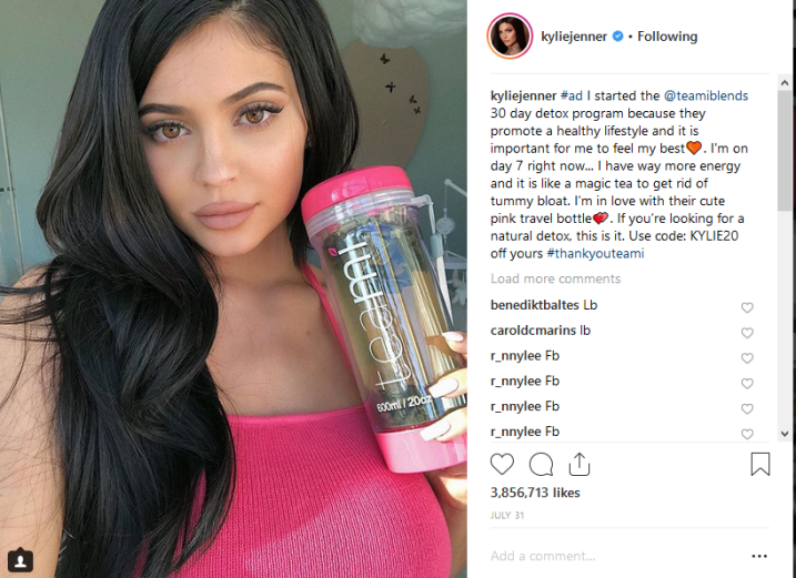 Kylie Jenner is the highest paid celeb influencer on Twitter