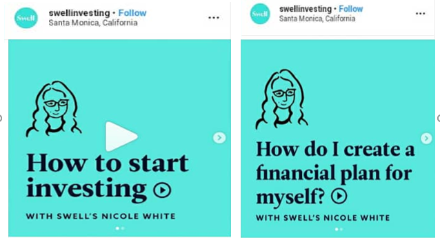 Instagram Marketing Campaign - Swell Investing - How Tos