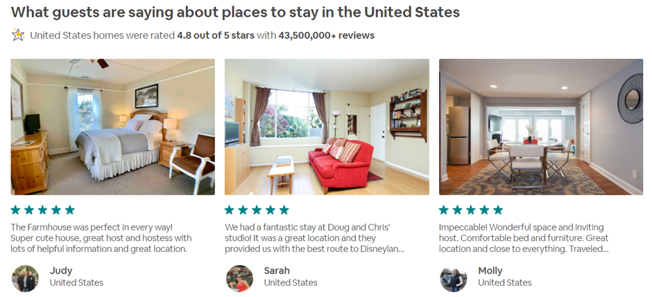 Brand Storytelling - Airbnb Customer reviews