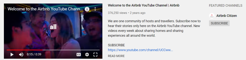 Brand Storytelling - Airbnb Video Content