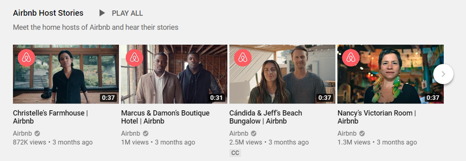 Brand Storytelling - Airbnb Host Stories