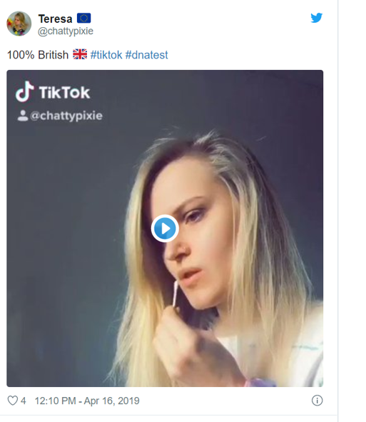 DNA Test Challenge in TikTok marketing