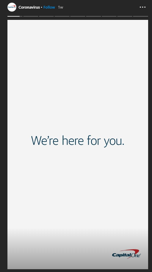 Instagram Stories - Capital One