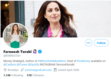 Finance Influencers - Farnoosh Torabi