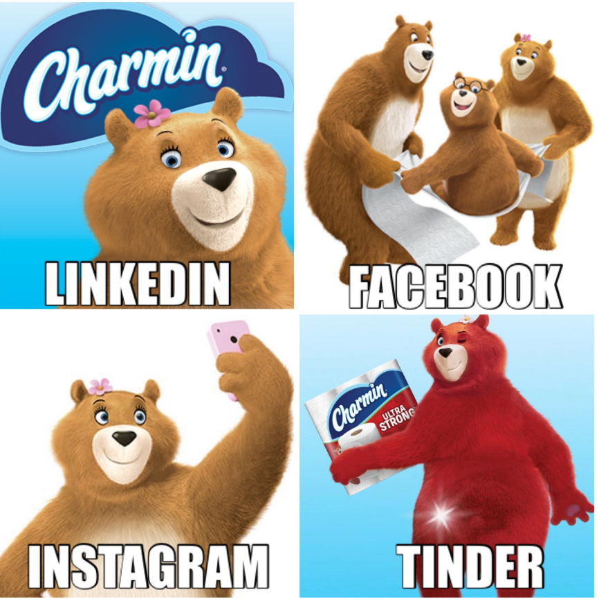 humorous social post by brands - Charmin