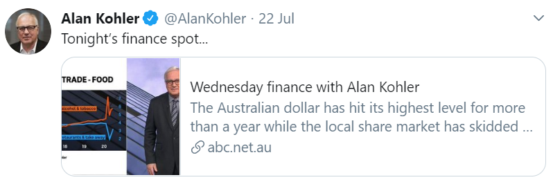 Australian Finance Influencers to Follow on Social Media - Alan Kohler