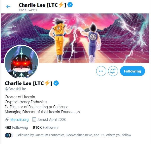 Crypto Influencers - Charlie Lee