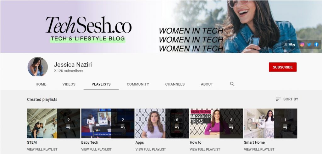 Tech Influencers - Jessica Naziri