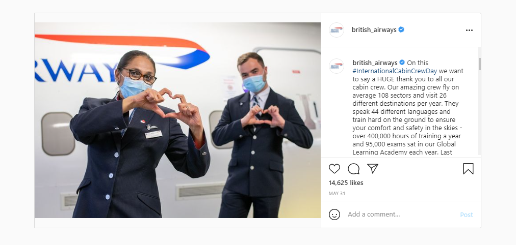 Tourism Marketing Strategies - British Airways - promoting safety